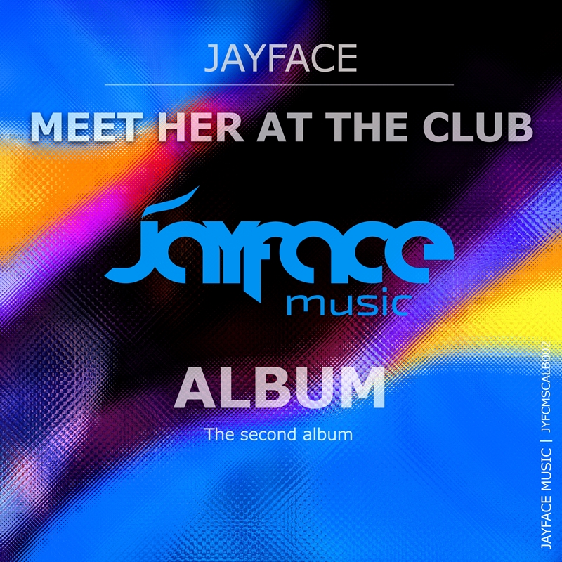 Cover art for Jayface's Meet Her At The Club album (2023), showcasing vibrant, dance-inspired visuals
